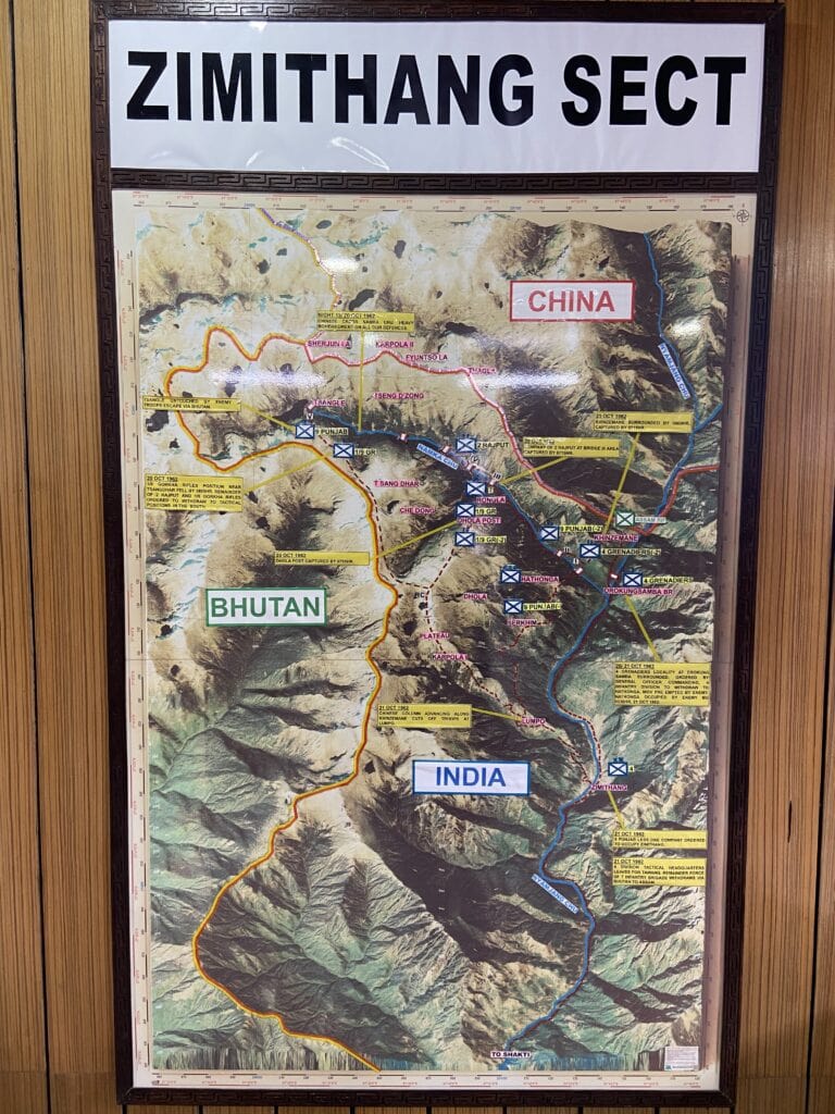 The war of Zimithang sector