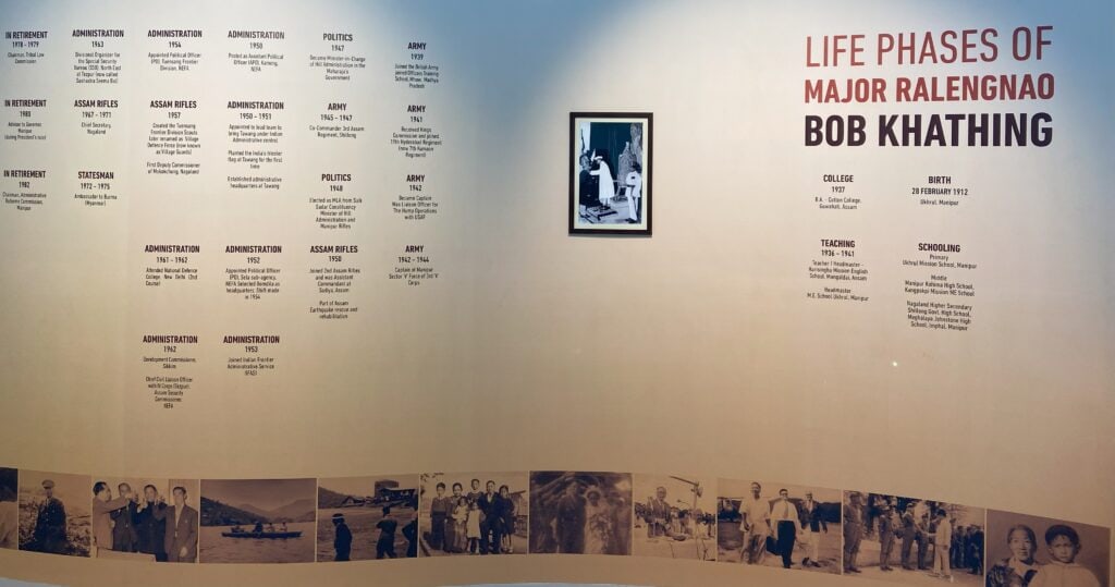 Life phases of Major Khathing