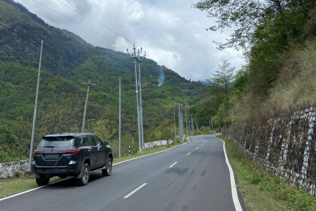 Beautiful roads in Arunachal