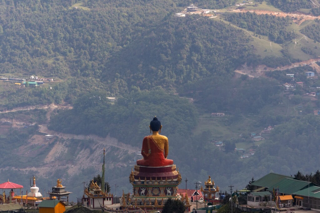 The Giant Buddha overlooking the valley