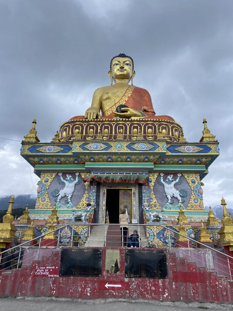 The front side of the Giant Buddha