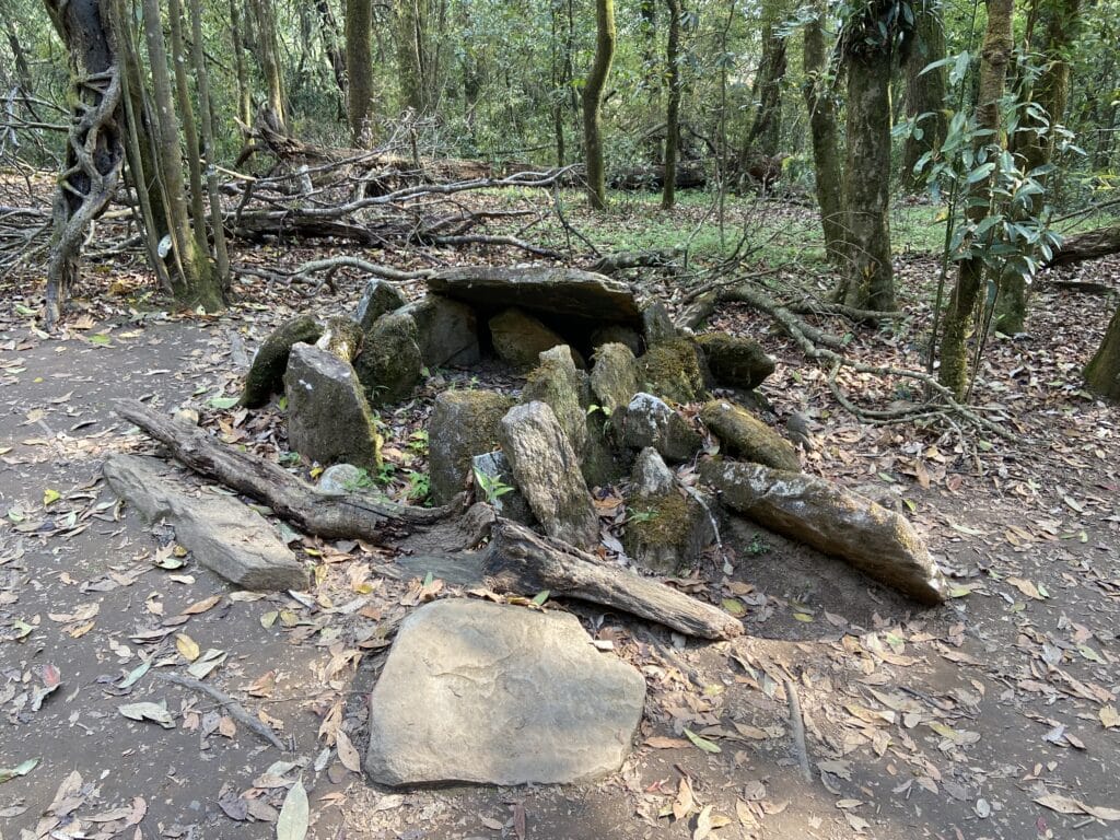 The place where locals conduct rituals