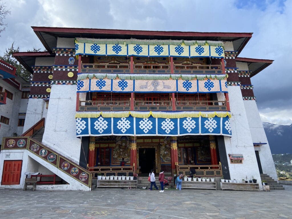 The main prayer hall inside Tawang monastery