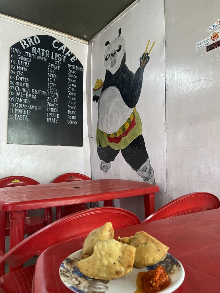 Samosas at BRO cafe