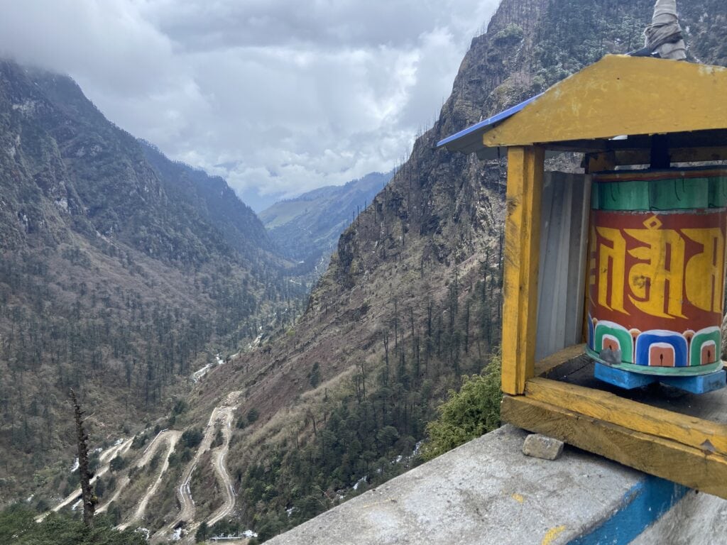Breathtaking view from T-Gompa