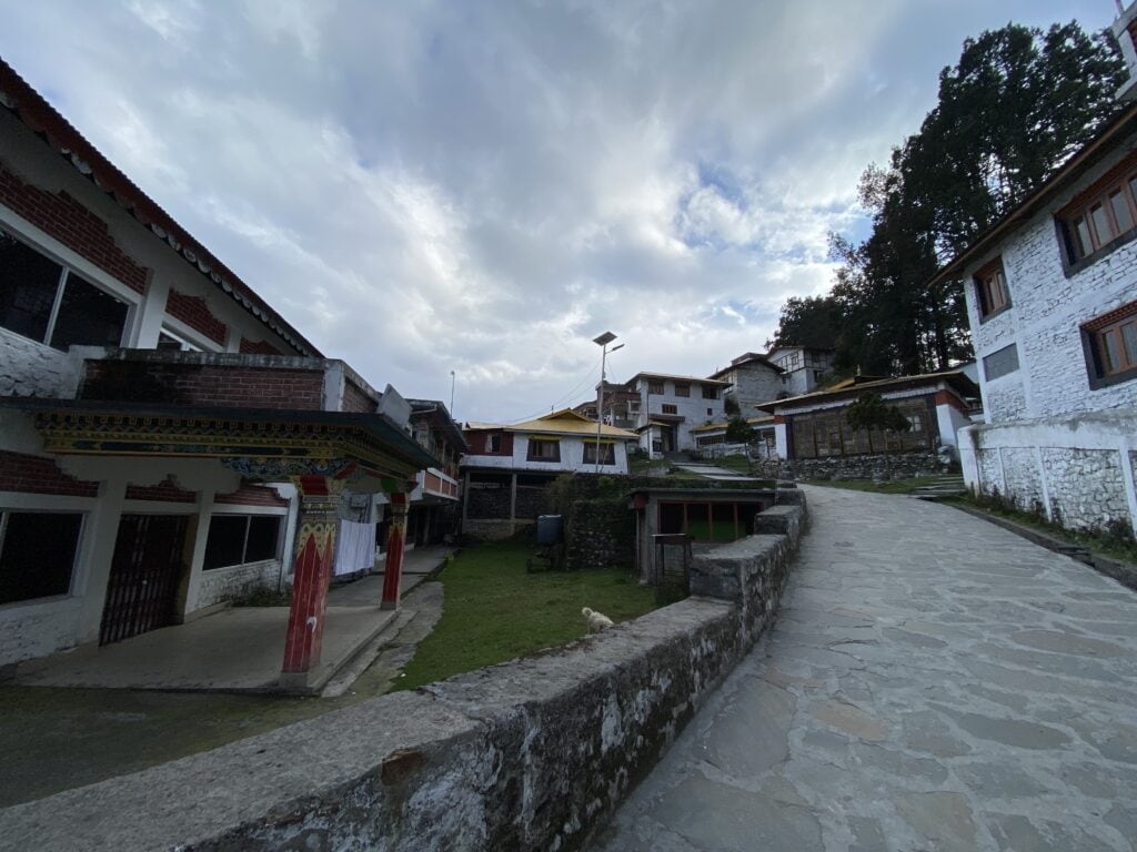 The lanes inside Tawang monastery