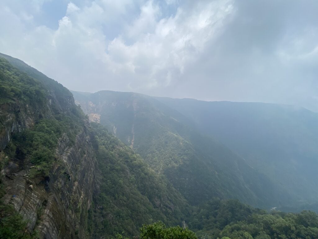 Valley view from the pathway