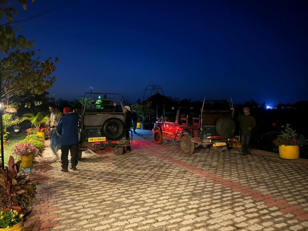 Ready to leave for the safaris